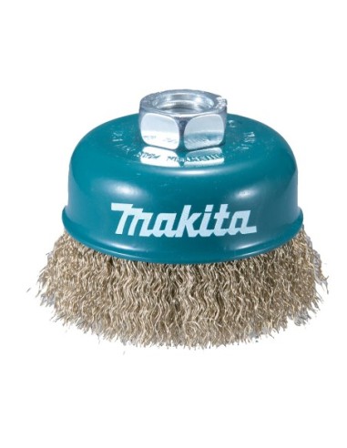 Makita D-39746 Grata cónica ondulada de acero latonado 60mm