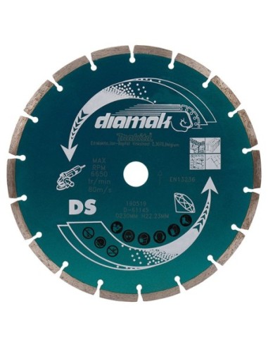 Makita D-61145 Disco de diamante DIAMAK segmentado 230mm