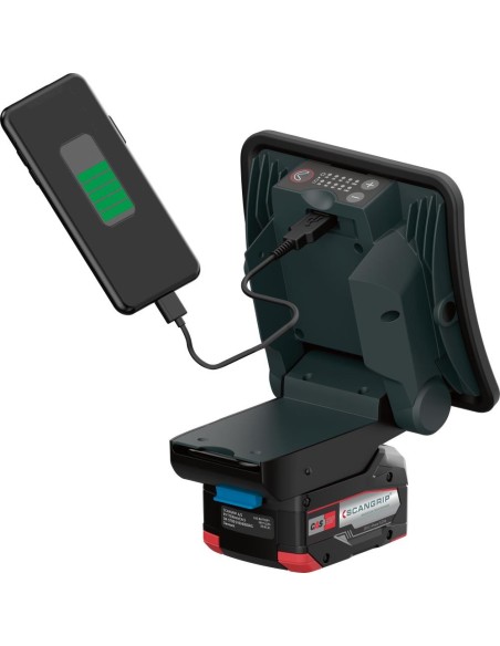Lámpara trabajo batería NOVA 2 CONNECT 200-2000lumen sin bat. SCANGRIP