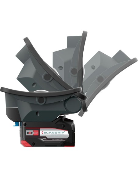 Lámpara trabajo batería NOVA 2 CONNECT 200-2000lumen sin bat. SCANGRIP