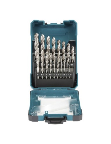 Makita D-67549 Set de brocas para metal HSS-G 19 pcs