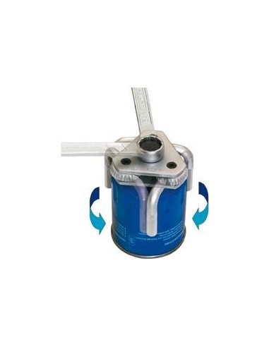 Llave filtro aceite 3 brazos actuador 3/8 / E/C 19mm 65-120mm HAZET