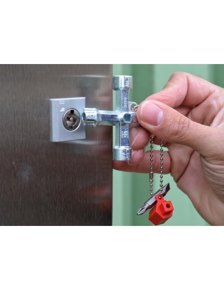 Llave para armario de distribución Doublehead Key S B
