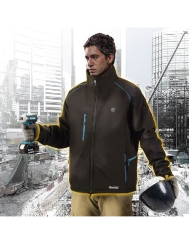 Makita DCJ205ZXL Chaqueta calefactable 18V LXT Talla XL
