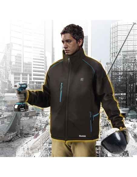 Makita DCJ205ZXL Chaqueta calefactable 18V LXT Talla XL