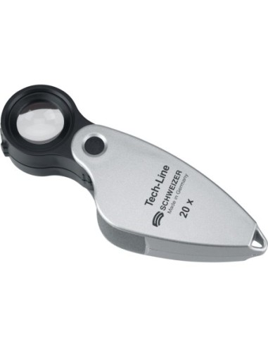 Lupa plegable Tech-Line 20,0xD22,8mm SCHWEIZER