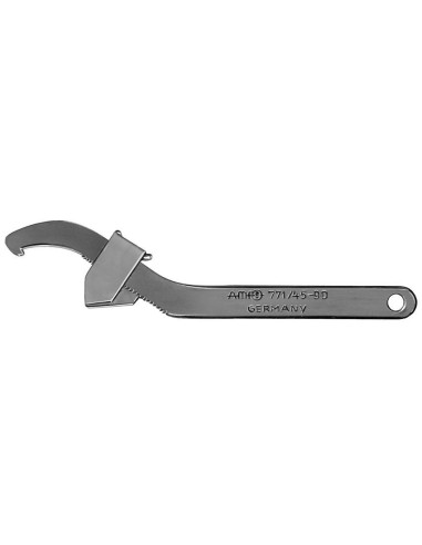 Llave de gancho c/ nariz ajustable 95-165mm AMF