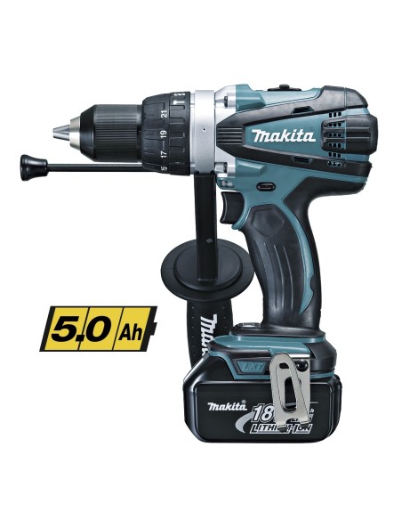 Makita DHP458RTJ Taladro combinado 18V LXT 13 mm