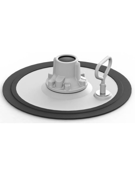 PLATO SEGUIDOR ALTO RENDIMIENTO, BIDÓN 50 KG, 330 - 370 MM