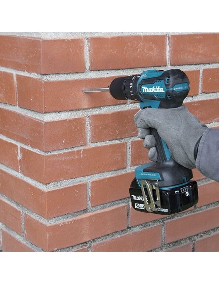Makita DHP483RTE Taladro Percutor BL 18V 5,0Ah LXT