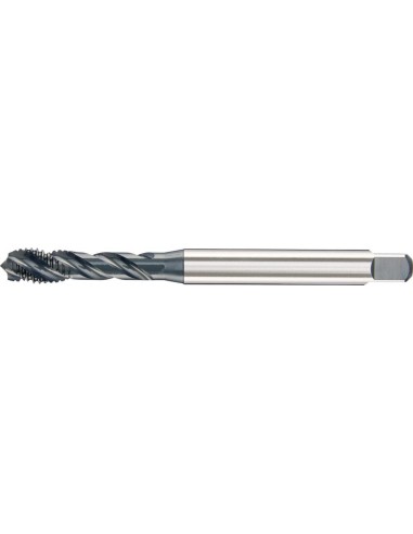 Machos roscar a máquina DIN371 HSSE vaporizada tipo INOX 6H forma C M6 FORTIS