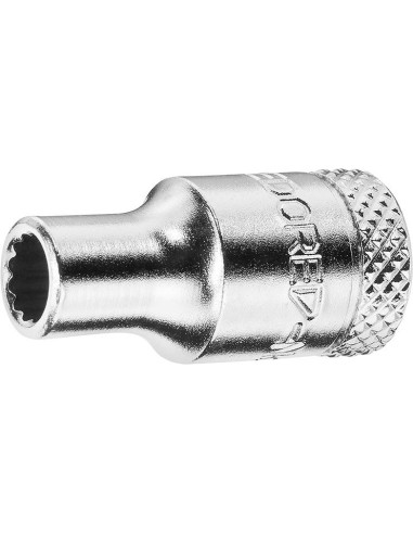 Vaso llave de vaso 1/4 5x25mm bihexagonal Gedore