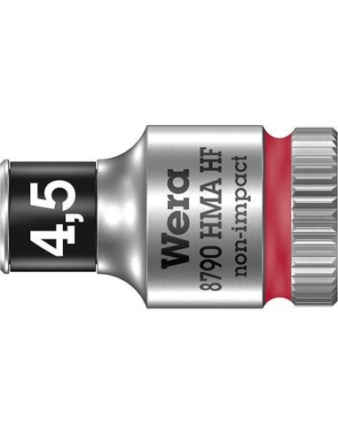 Vaso de llave de vaso confunción retención hex largo 1/4 4,5x mm Wera