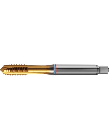 Macho roscar a máquina FAT Tandem DIN371 HSS-PM TiN tipo N 6H forma B agjo
