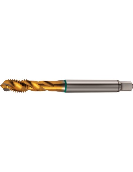 Machos roscar a máquina DIN371 HSSE TiN forma C M10 GÜHRING