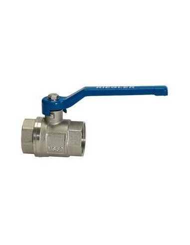 Llave esférica valve linelatón G1/4 IG/IG RIEGLER