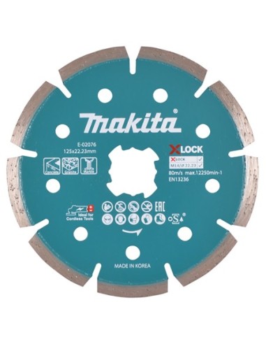 Makita E-02076 Disco de diamante segmentado X-LOCK 125 mm