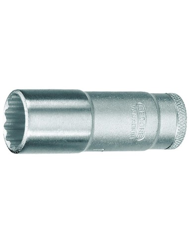 Pieza llave de vaso 3/8 16 x63,5mm bihexagonal Gedore