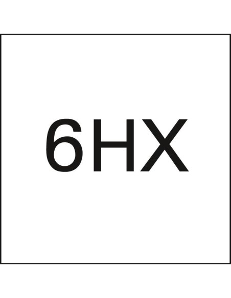 Machos roscar a máquina DIN371 HSSE-PM CUPRIC tipo VG 6HX forma C M4 FORMAT GT