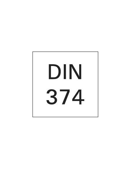 Macho roscar a máquina DIN374 HSSE vaporizado tipo VG forma B 6H M12x1,5 agjo ciego
