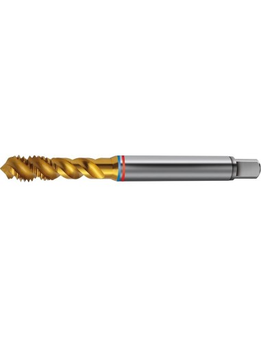 Macho roscar a máquina Fat Tandem DIN371 HSS-PM TiN tipo N 6H forma C M10FORMAT