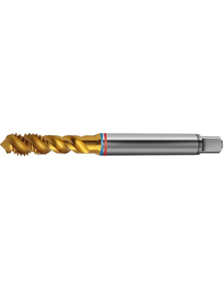Macho roscar a máquina Fat Tandem DIN371 HSS-PM TiN tipo N 6H forma C M10FORMAT