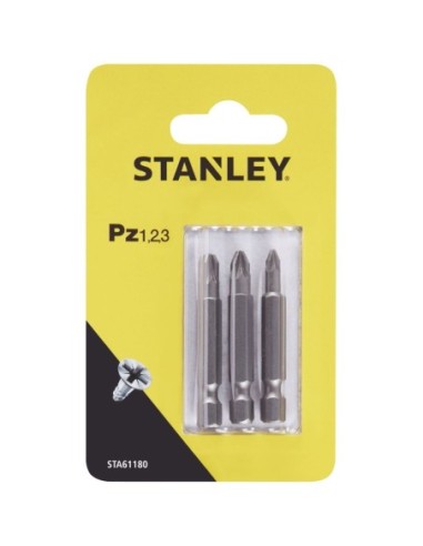 3 puntas Pozidriv 50mm Pz1, Pz2 y Pz3