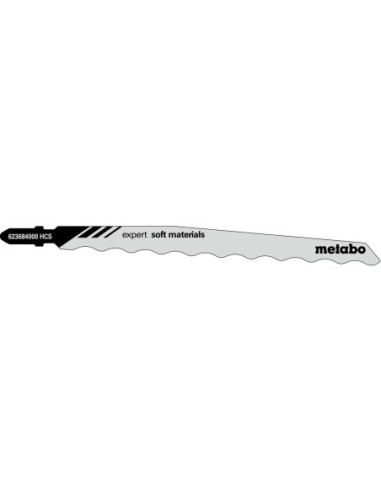 3 cuchillas para sierra de calar expert soft materials 126mm (623684000)