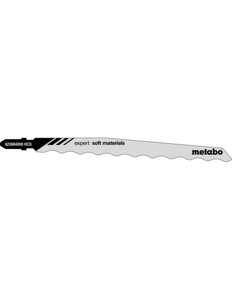 3 cuchillas para sierra de calar expert soft materials 126mm (623684000)