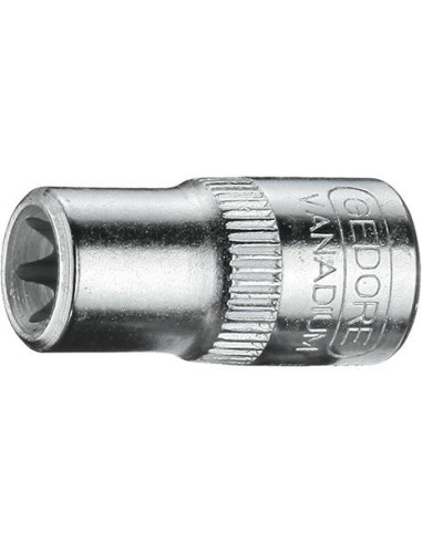 Vaso de llave de vaso 1/4 E7x25mm GEDORE