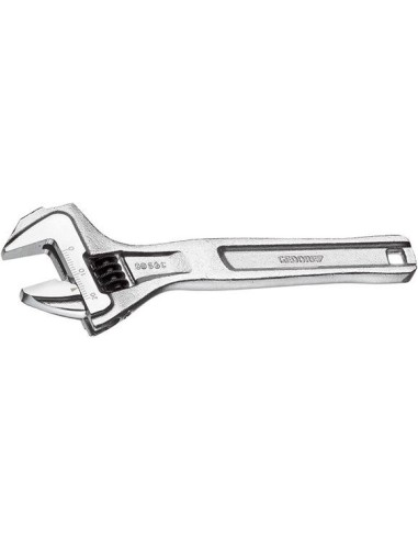 Llave de una boca ajustable niquelada con superficie impacto 305mm GEDORE