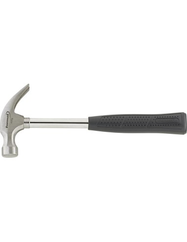 Martillo de uña con mangotubo acero 450g