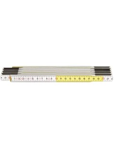 Metro plegable madera haya 2m amarillo-blanco HULTAFORS