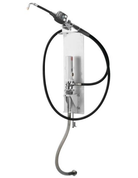 PAQUETE ESTACIONARIO DE BOMBA NEUMÁTICA PUMPMASTER 2 - 3:1 PARA ACEITE, MONTAJE LATERAL, IBC 1.000 L