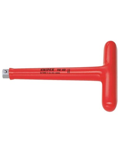 Mango en T con cuadradillo externo de 1/2 200 mm KNIPEX 98 40