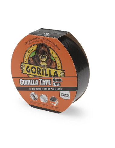 CINTA AMERICANA REFORZADA GORILLA TAPE NEGRA 32MM X 48MM