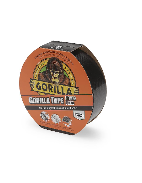 CINTA AMERICANA REFORZADA GORILLA TAPE NEGRA 32MM X 48MM