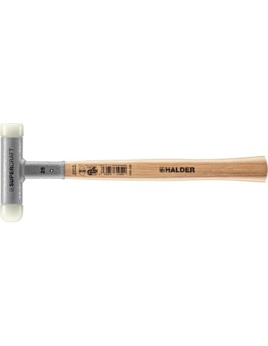 Martillo nylon SUPERCRAFT25mm c. 1 rebaj. Cabeza sin contragolpe HALDER