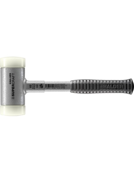 Martillo superficie blanda con mango de tubo de acero sin contragolpe 60mm HALDER