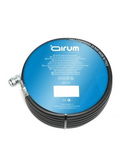 manguera flexible 8x14 20 mts con racores