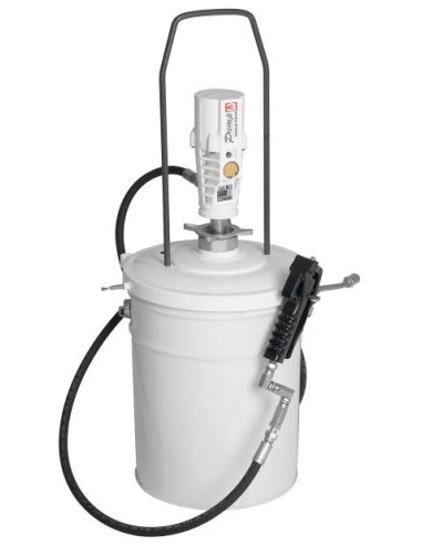 PAQUETE PORTÁTIL DE BOMBA NEUMÁTICA PUMPMASTER 3 - 55:1 PARA GRASA, BIDÓN 20 KG