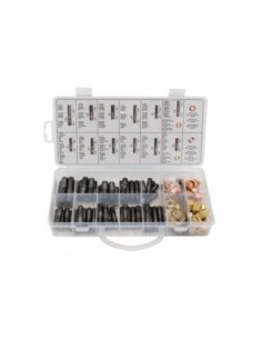 KIT TUERCAS E PINOS ROSCADOS M8/M10 100PZS