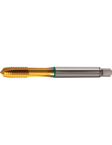 Machos roscar a máquina DIN371 HSSE TiN tipo UNI forma B M10 Gühring