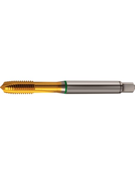 Machos roscar a máquina DIN371 HSSE TiN tipo UNI forma B M10 Gühring