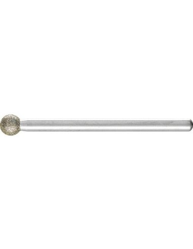 Barrita abrasiva diamanteD126 esférico 6x3mm Pferd