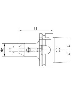Portafresas DIN69893A KKBHSK-A63 18x80mm FORTIS 2