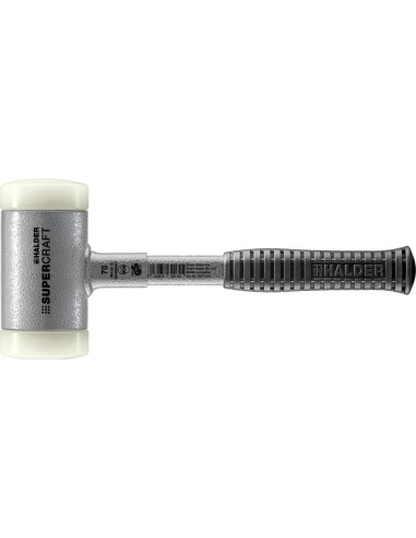 Martillo nylon tubo de acero 70mm inox. Ha lder