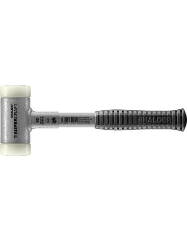 Martillo superficie blanda con mango de tubo de acero sin contragolpe 50mm HALDER