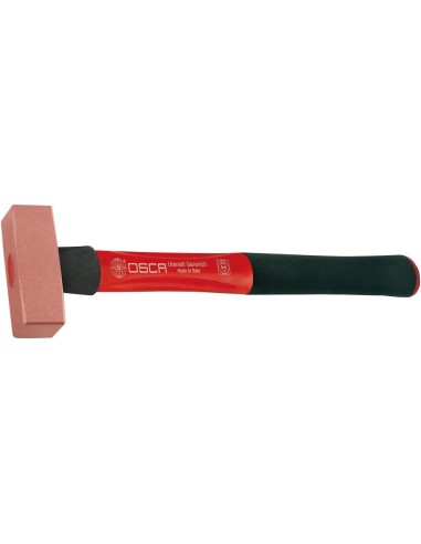 Martillo de cobre 500g con mango de 3 comp. DIN 5130 OSCA