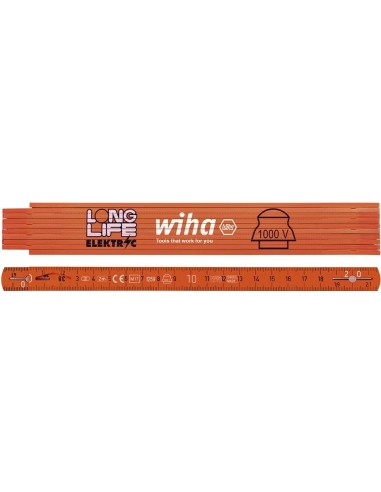 Metro plegable Longlife electric 2m
